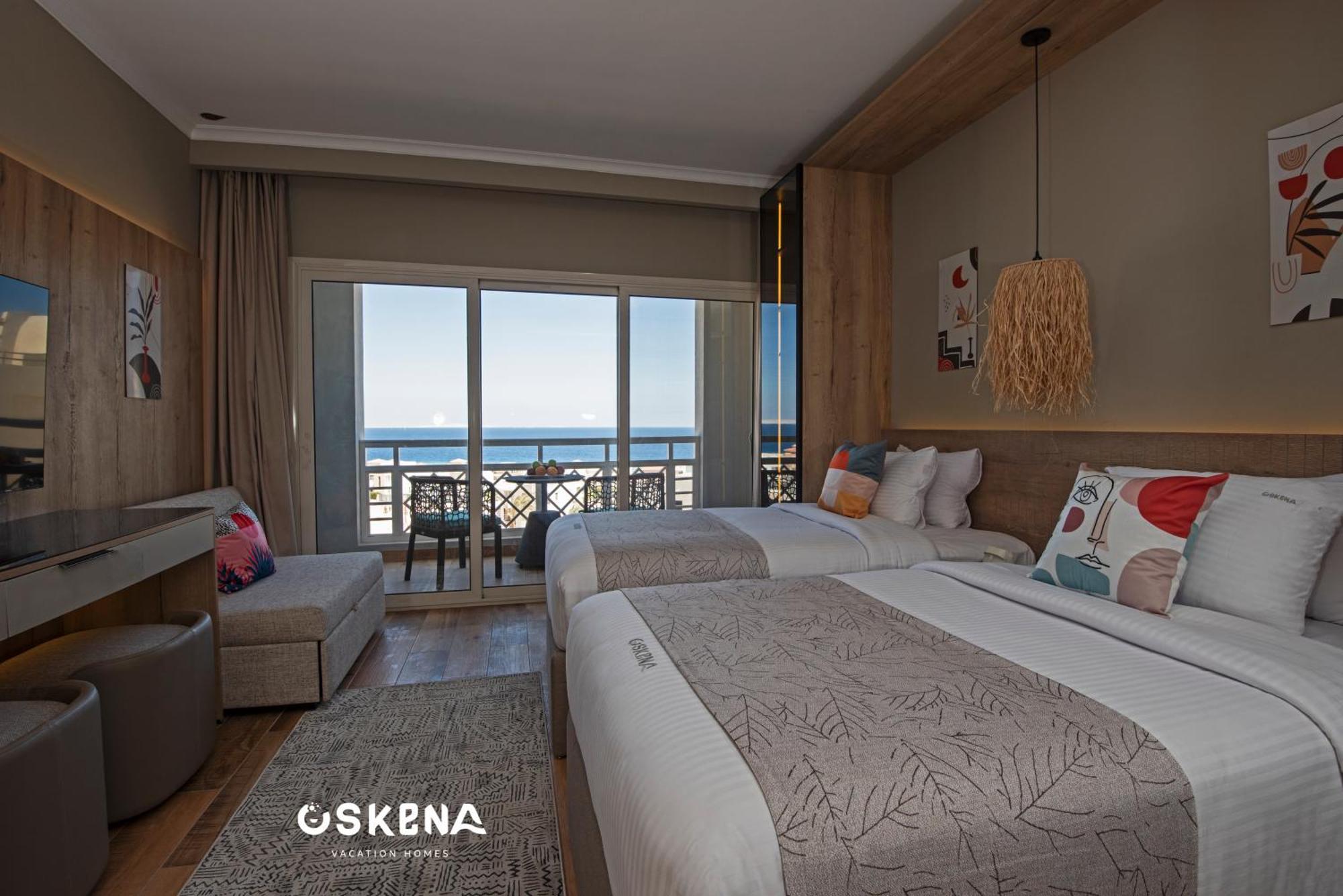 Appartement Oskena Azzurra Sahl Hasheesh à Hurghada Extérieur photo